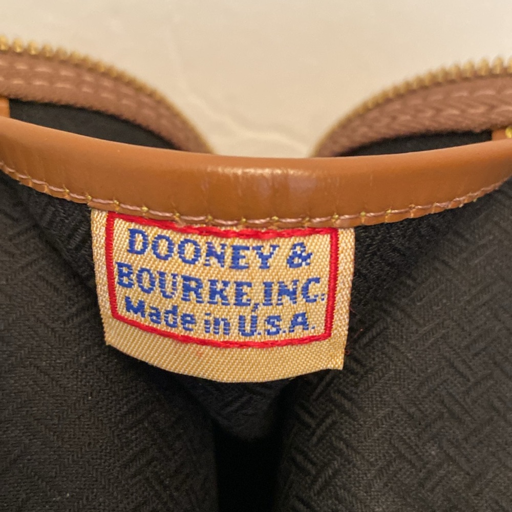 Vintage Dooney & Bourke Canvas and Leather Dome Bag - Picture 11 of 16